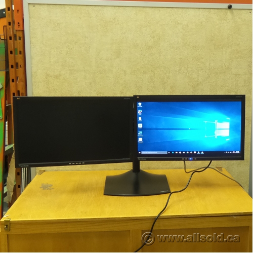 2 ViewSonic VA2223WM 22" LED PC Monitors With NeoFlex Stand Allsold.ca Buy & Sell Used